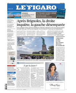 journal Le Figaro du 15 octobre 2013